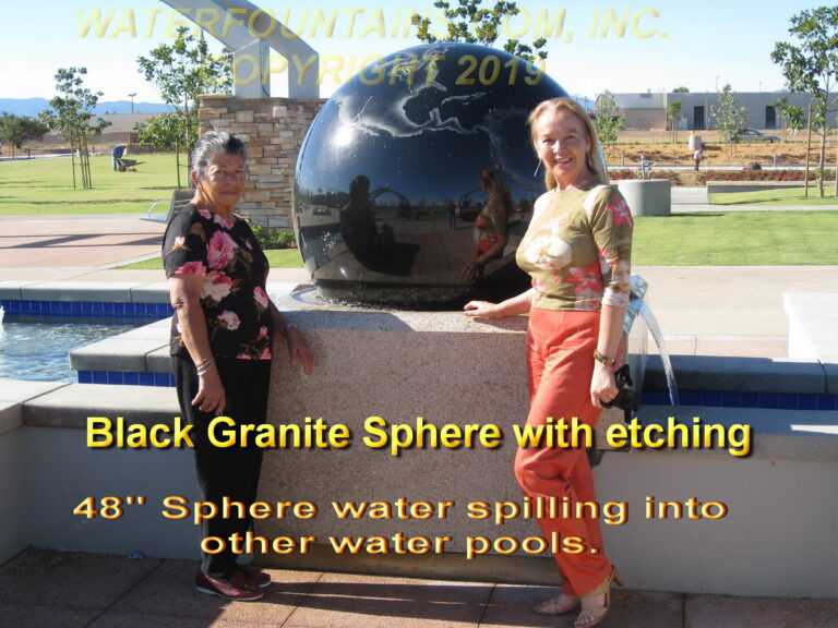 Main 001 Granite Sphere Fountain