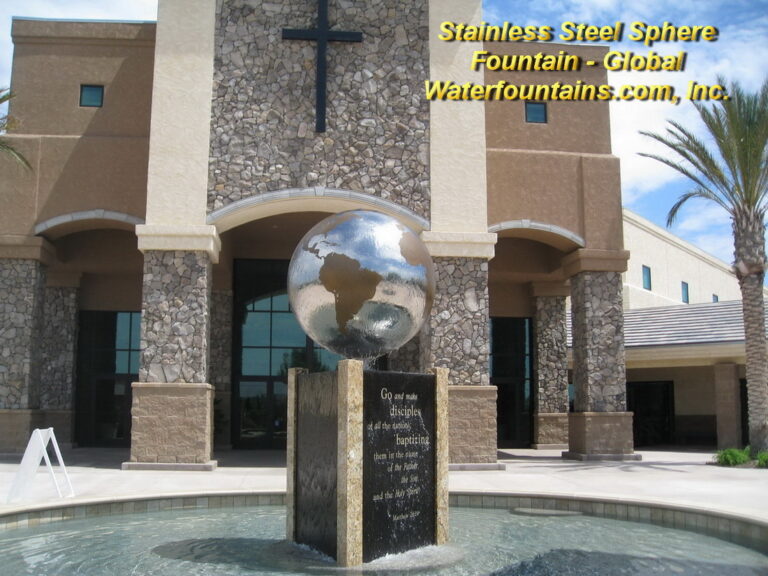 Main 006 Stainless Steel Sphere Fountain