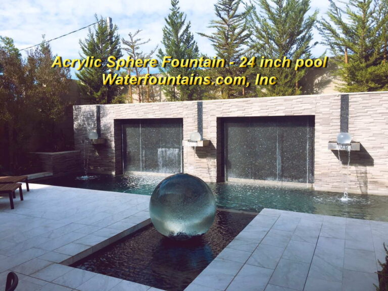 Main 015 Acrylic Sphere Fountain