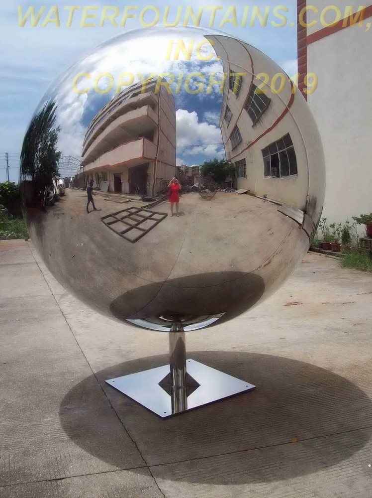 STAINLESS STEEL SPHERE BALL FOUNTAIN - 030