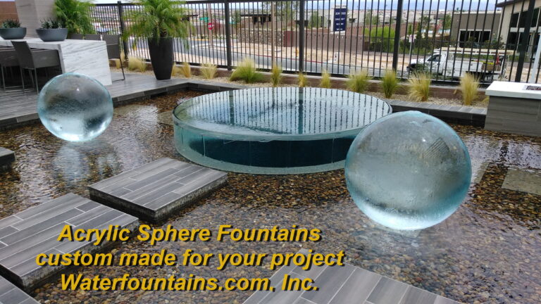Acrylic Sphere Fountain - 36 inch